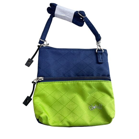 Glove it Augusta Double Zipper Bag One Size Blue Green Polyester Golf Active NEW - Picture 1 of 7